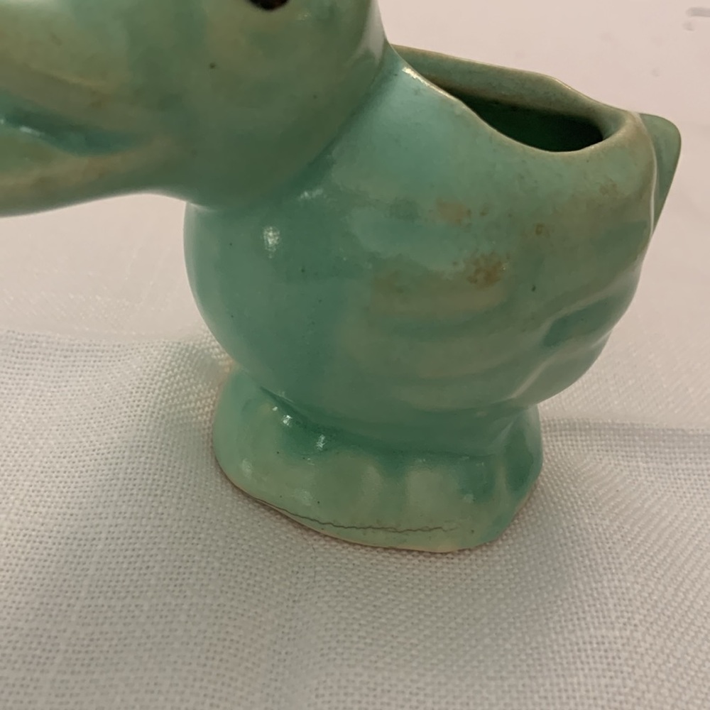 Small green duck planter vintage - Picture 10 of 10